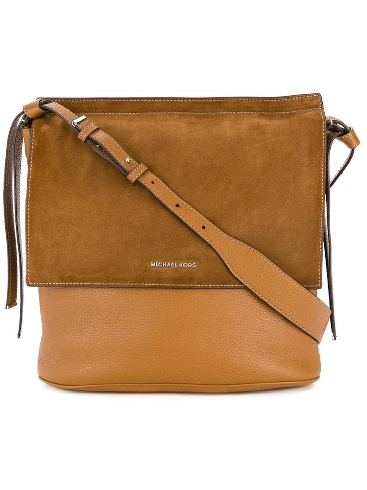 Michael Michael Kors Classic Cross Body Satchel - Brown