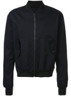 Zambesi Front Pocket Bomber Jacket - Black