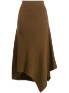 Pringle Of Scotland Travelling Rib Maxi Skirt - Green