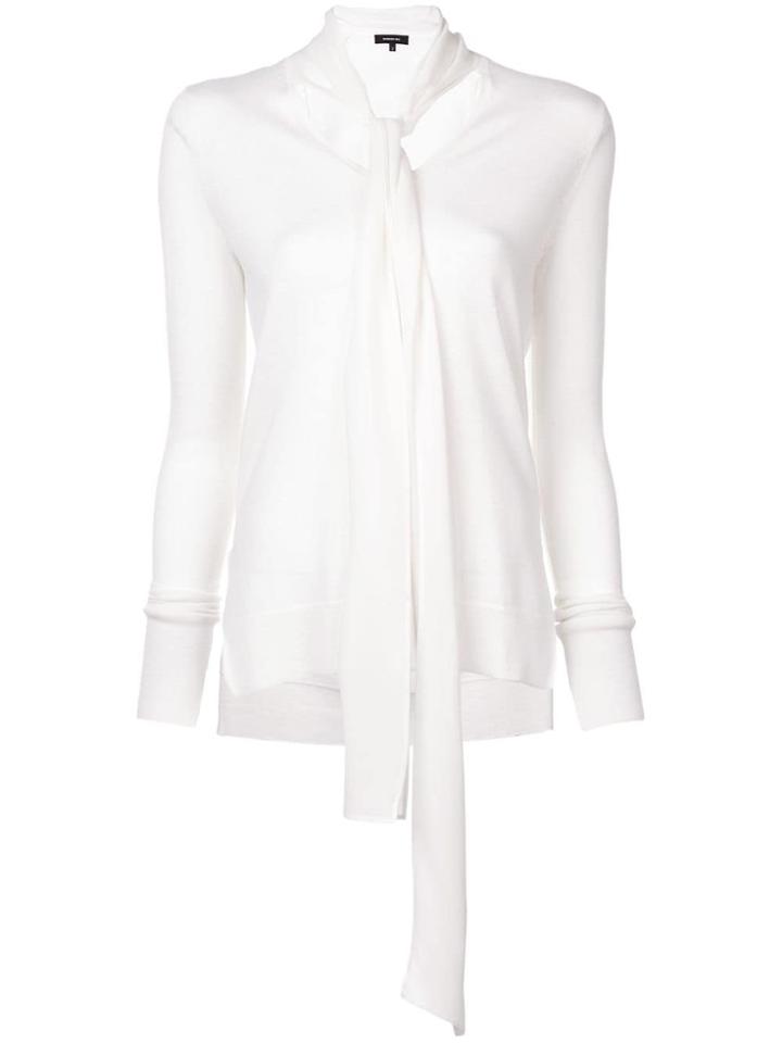 Barbara Bui Pussy Bow Jumper - White