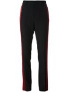 Haider Ackermann Two-tone Tailored Trousers, Women's, Size: 36, Black, Cotton/acetate/rayon/virgin Wool