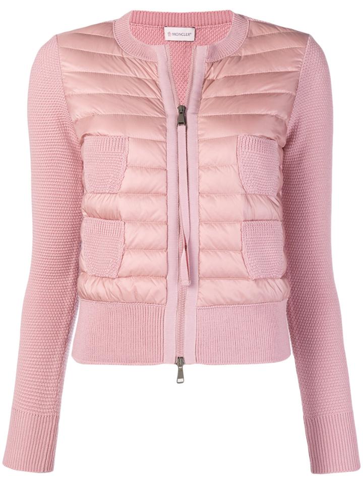 Moncler Padded Multi-pocket Jacket - Pink & Purple