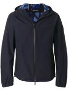 Emporio Armani Boxy Zip Front Jacket - Blue