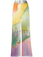 Peter Pilotto Watercolor Print Trousers - Yellow