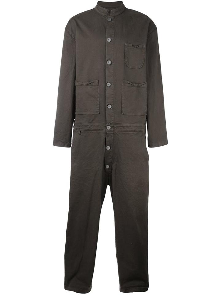 Nostra Santissima 'tuta Limena' Jumpsuit, Men's, Size: 52, Brown, Cotton/spandex/elastane