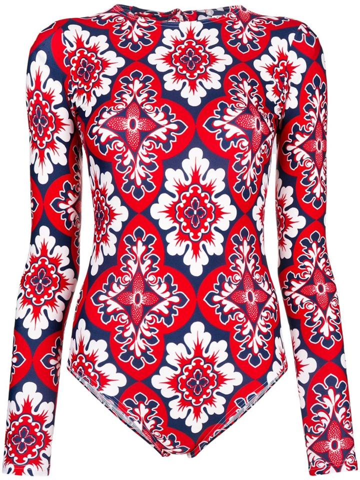 La Doublej Palazzo Rosso Swimsuit - Red