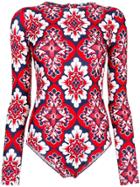 La Doublej Palazzo Rosso Swimsuit - Red