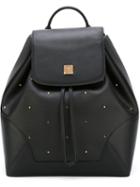 Mcm Claudia Studs Backpack, Black, Leather/metal Other