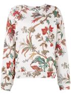 Alexander Mcqueen - Floral Print Sweatshirt - Women - Cotton - M, Cotton