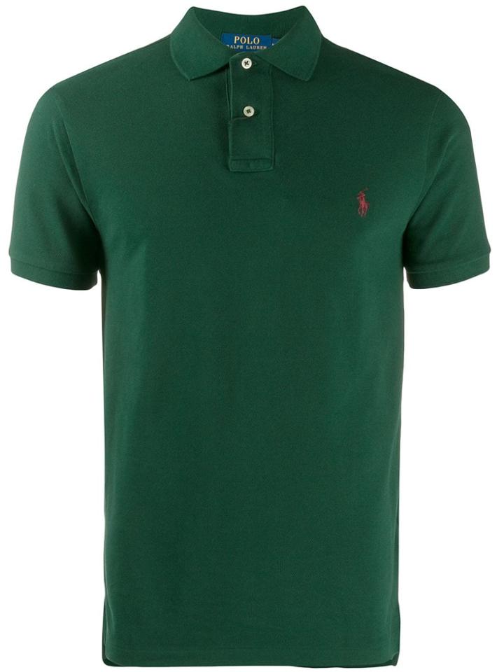 Polo Ralph Lauren Slim Fit Mesh Polo Shirt - Green