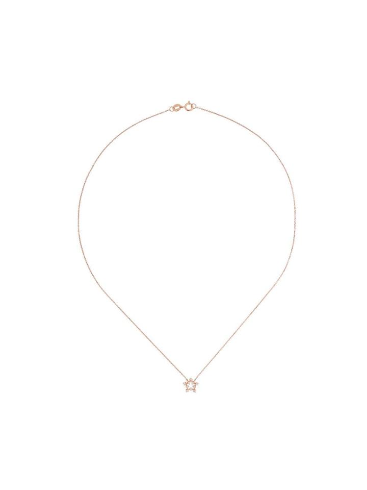 Dana Rebecca Diamond And 14kt Rose Gold Star Necklace