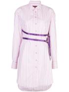 Sies Marjan Striped Shirt Dress - Pink