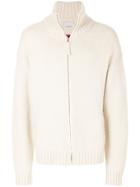 Laneus Zipped Knitted Sweater - Nude & Neutrals