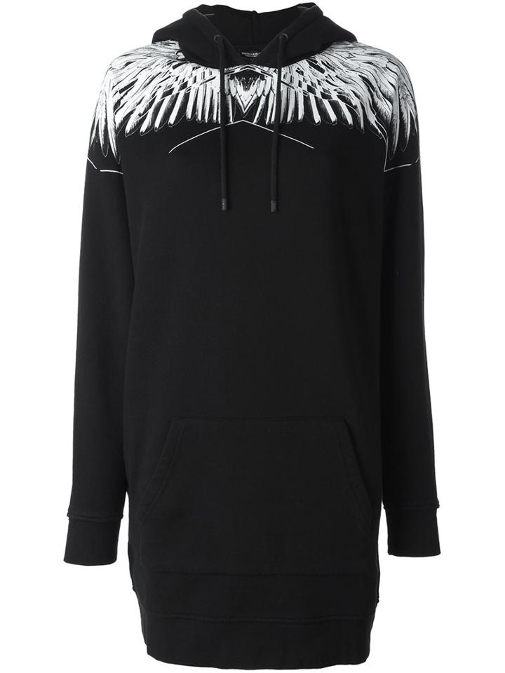 Marcelo Burlon County Of Milan 'paloma' Hoodie, Women's, Size: Xs, Black, Cotton