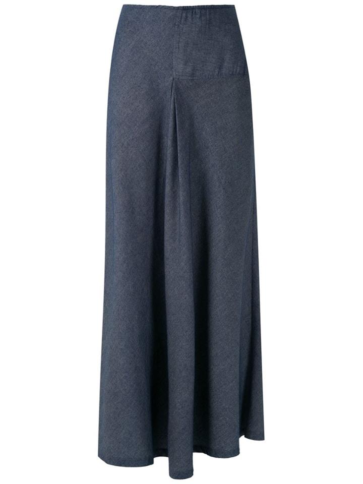 Mara Mac Ruffle Maxi Skirt - Blue