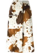 Golden Goose Deluxe Brand Faux Cow Skin Skirt