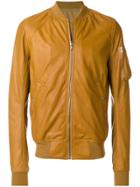 Rick Owens Raglan Bomber Jacket - Brown