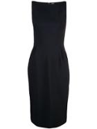 Adam Lippes Fitted Mid-length Dress - Black