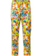 Moschino Cone And Flower Print Trousers