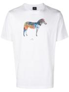 Ps By Paul Smith Zebra Motif T-shirt - White