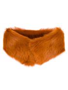Desa 1972 Faux Fur Collar - Yellow & Orange