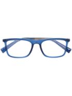 Dolce & Gabbana Rectangular Frame Glasses, Blue, Acetate/metal