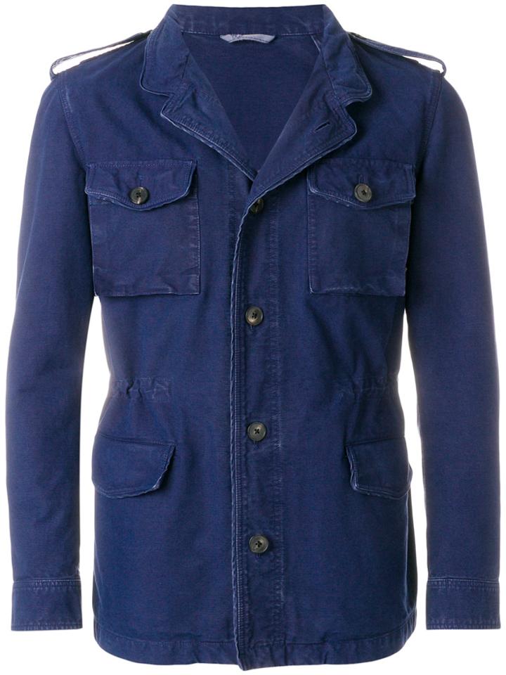 Gabriele Pasini Cargo Jacket - Blue