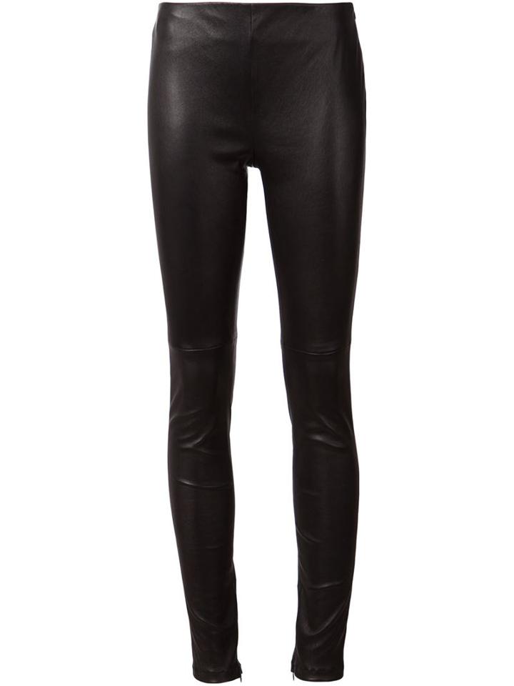 Lanvin Side Zip Leather Legging