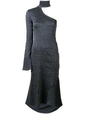 Beaufille - Hydrus Dress - Women - Cotton/linen/flax/spandex/elastane - 2, Black, Cotton/linen/flax/spandex/elastane