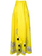 Yuliya Magdych Tassel Maxi Skirt - Yellow