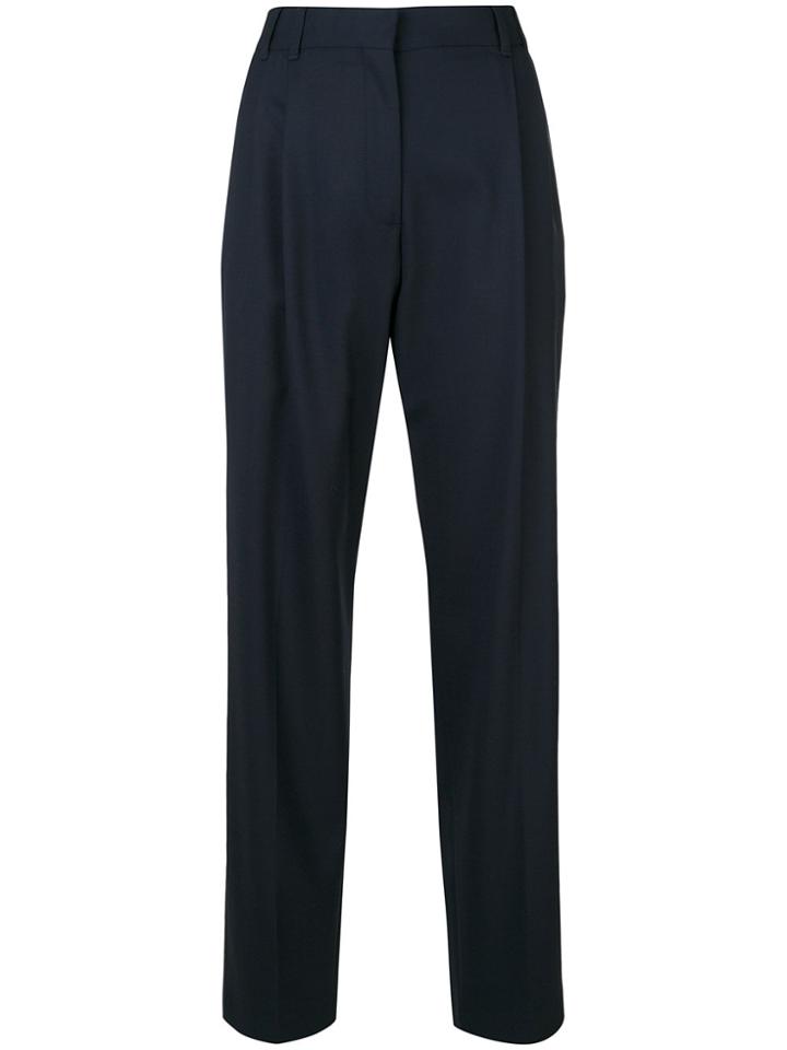 Ps By Paul Smith Pleated Trousers - Blue
