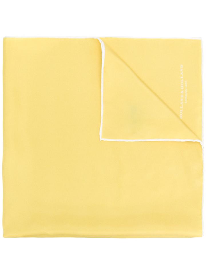 Holland & Holland Finished Edge Scarf - Yellow & Orange