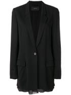 Frenken Behaviour Relaxed Fit Blazer - Black