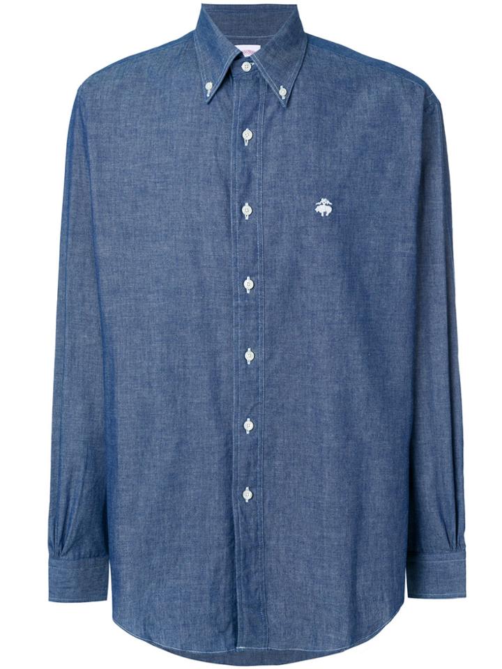 Junya Watanabe Comme Des Garçons Man Logo Shirt - Blue