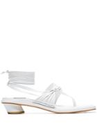 Reike Nen White 30 Strappy Leather Sandals