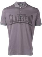 Dsquared2 - 'glamhead' Polo Shirt - Men - Cotton - Xl, Pink/purple, Cotton