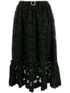 Shrimps Lace Skirt - Black
