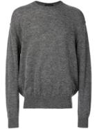 Roberto Collina - Crew Neck Jumper - Men - Nylon/alpaca/merino - 46, Grey, Nylon/alpaca/merino