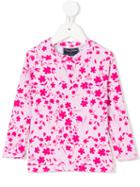 Oscar De La Renta Kids - Floral Print Top - Kids - Polyester/spandex/elastane - 8 Yrs, Pink/purple