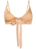 Melissa Odabash Front Fastening Bikini Top - Metallic