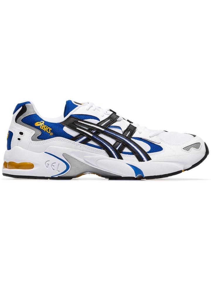Asics White Gel Kayano 5 Low Top Sneakers