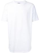 Monkey Time - Longline T-shirt - Men - Cotton - M, White, Cotton