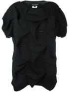 Junya Watanabe Comme Des Garçons Cut-out Detail Top, Women's, Size: Medium, Black, Polyester/wool