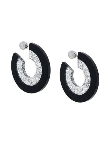 Bijou R.i Round Shaped Fine Earrings - Metallic