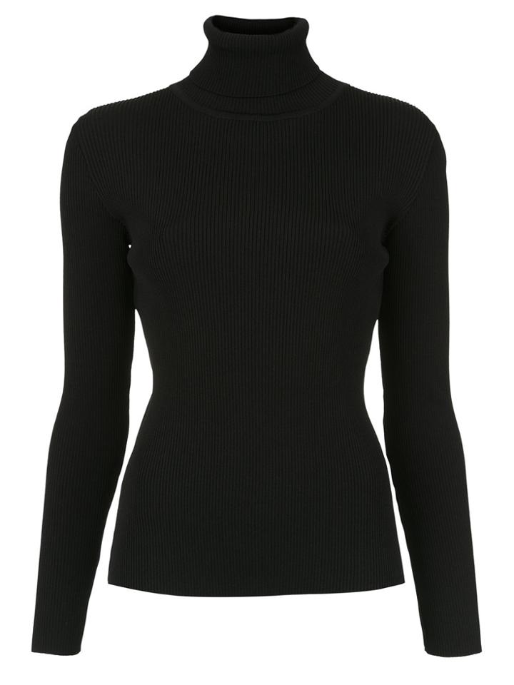 Egrey Knit Blouse - Black