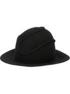 Ca4la Detailed Fedora Hat, Men's, Black, Wool