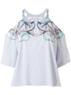 Marcelo Burlon County Of Milan Snakes T-shirt - Blue