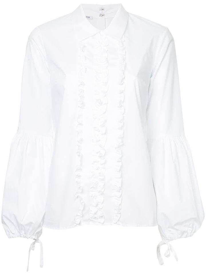 P.a.r.o.s.h. Puff Sleeve Shirt - White