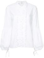 P.a.r.o.s.h. Puff Sleeve Shirt - White