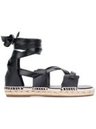 Ports 1961 Tie Around Espadrille Sandals - Black